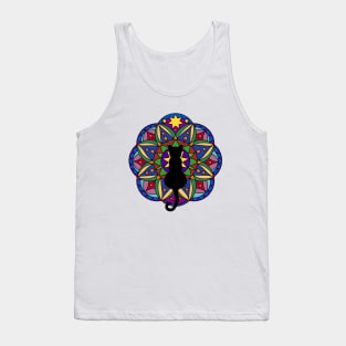 Cat Mandala Tank Top